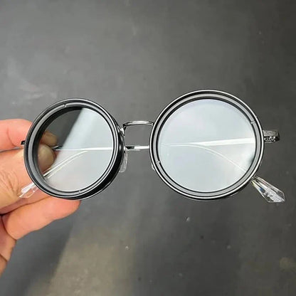 Lunettes De Soleil Rondes Polarisées À Teinte Réglable