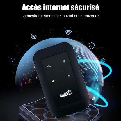 Wifi Portable Sans Fils 4G/ 5G Avec Battery 2100 M-Ah