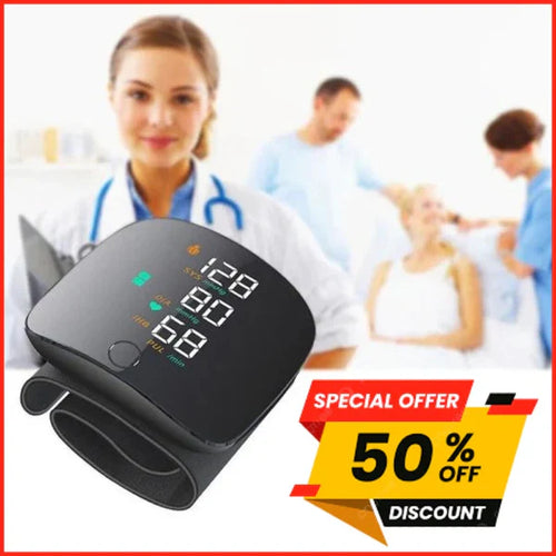 Tensiomètre de Poignet Intelligent et Précis – Surveillez Votre Santé en Un Geste (Satisfait où Remboursé)