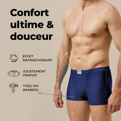Boxers en bambou multicolore