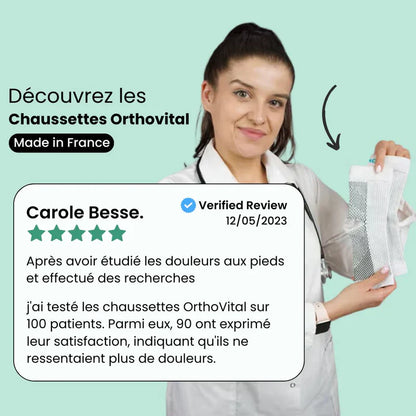 Chaussettes de guérison contre la douleur et l’enflure