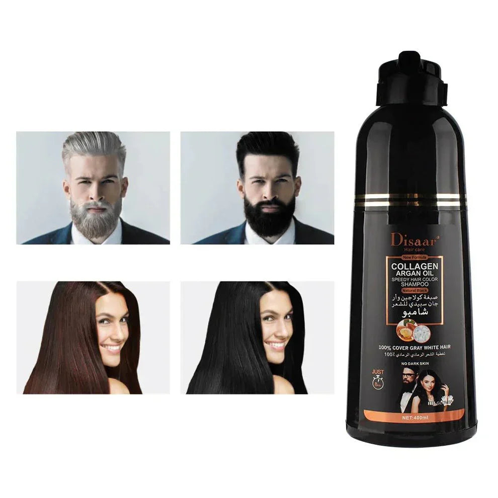 DISAAR huile d'Argan Marocaine -Eliminez les Cheveux Gris ! | Garantie Satisfait ou Remboursé