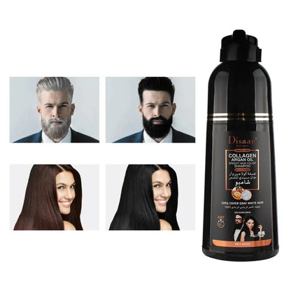 DISAAR huile d'Argan Marocaine -Eliminez les Cheveux Gris ! | Garantie Satisfait ou Remboursé